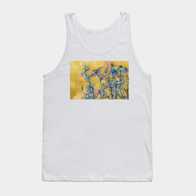 HUMMINGBIRD in the FLOWERS Tank Top by lautir